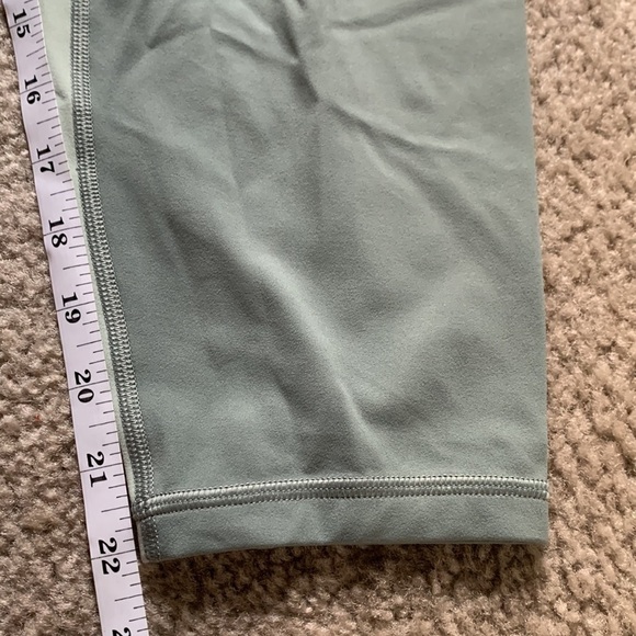 NWT Athleta Stash Pocket Claol Colorblock 7/8 1X green - Picture 7 of 7